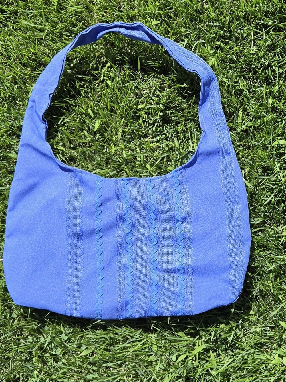 Handmade Blue Women’s Shoulder Bag